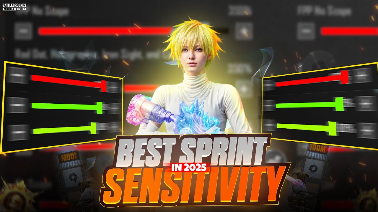 🏃 Become Lightning Fast! Best Sprint Sensitivity Settings in BGMI/PUBG