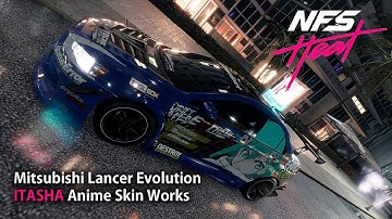 Need For Speed HEAT Lancer Evolution X Itasha Anime Wrap