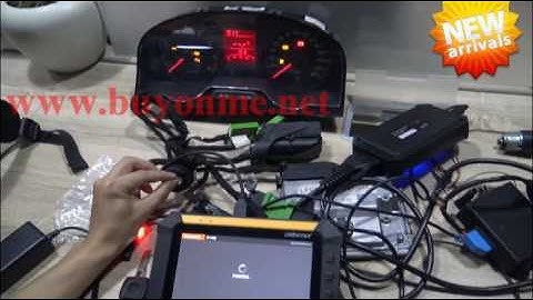 How to use OBDSTAR RFID Adapter OBDSTAR Chip Reader with OBDSTAR X300DP to do Santana NF 4th immo