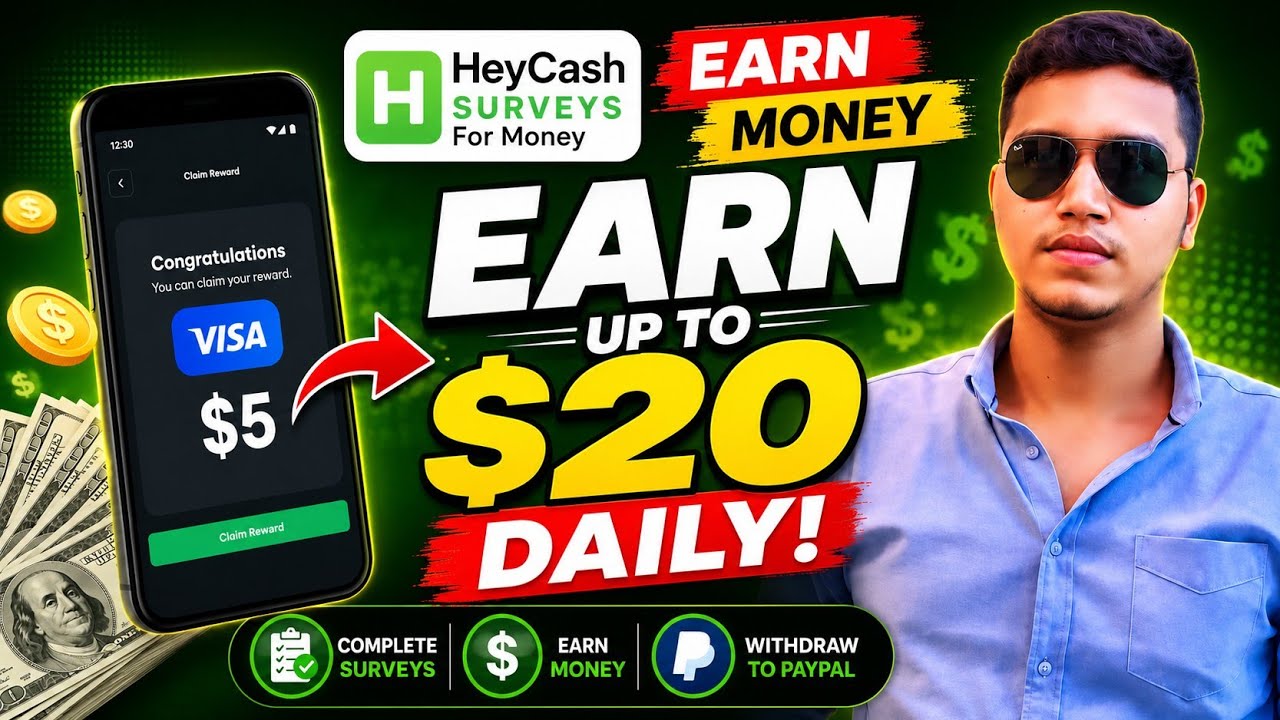 rewrite this title HeyCash Surveys For Money 2026 | How To Make Money Online | Full Tutorial | Hasib Tech Bangla rewrite this title HeyCash Surveys For Money 2026 | How To Make Money Online | Full Tutorial | Hasib Tech Bangla