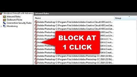 [SOLVED] Firewall Block Multiple Program in One Click Windows Firewall Incoming Outgoing Control