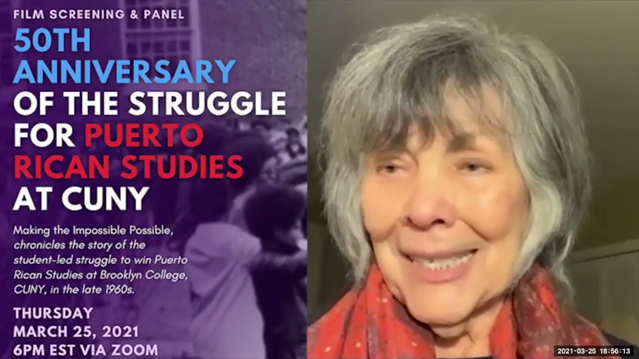 50th Anniversary Struggle for PR Studies at CUNY: María E. Pérez y González&Virginia Sanchez-Korrol