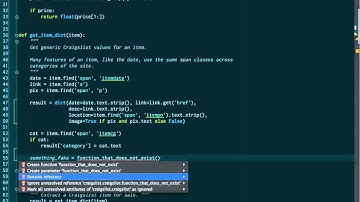 Intention Actions with PyCharm
