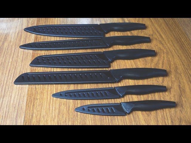 Wanbasion 12 Piece Titanium Plated Knife Set Review 