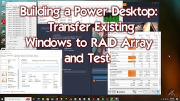Transferring Existing Windows / Install RAID Array to New Desktop Computer / Motherboard