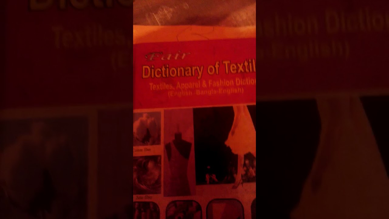 Dictionary of Textile//2018 Zero Degree