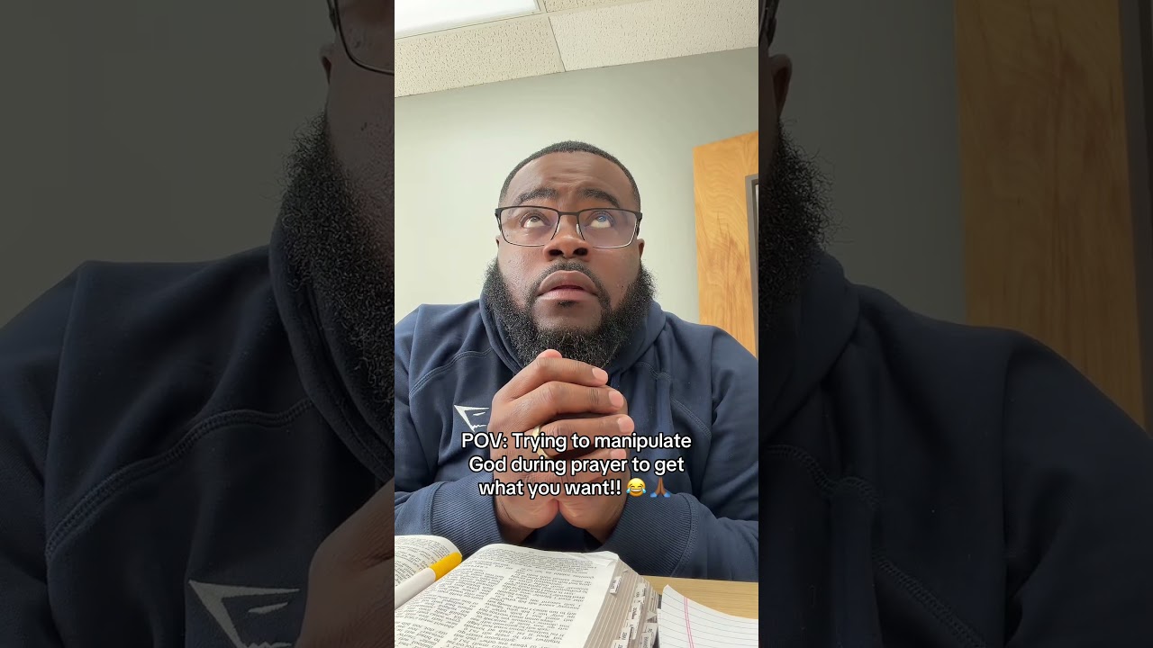 He done already told you &ldquo;NO!&rdquo; #fypシ #prayer #pray #funny #churchumor