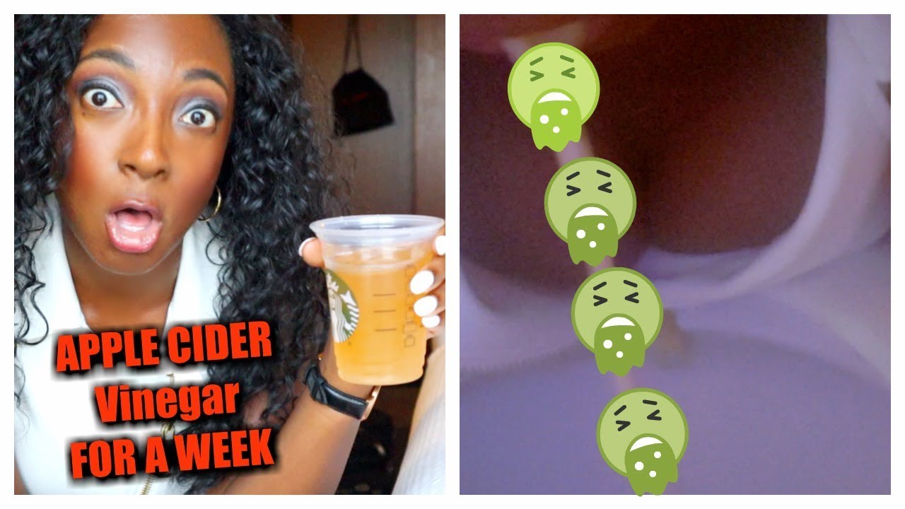 I Drank APPLE CIDER VINEGAR STRAIGHT FOR A WEEK Here's What Happened