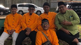 arak-arakan pernikahan budaya betawi di iringin hadroh dan palang pintu