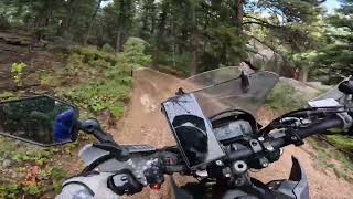 Fun ride on gripped up trail  679  in #rampartrange on DR-Z 4S #drz4s