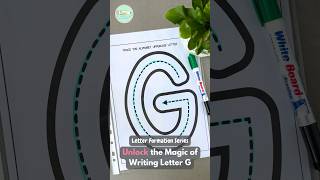 Step-by-Step Letter G Tracing for Kids | Mess-Free Alphabet Fun! #alphabet #finemotorskills
