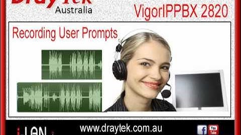 Vigor IPPBX 2820 User Prompts