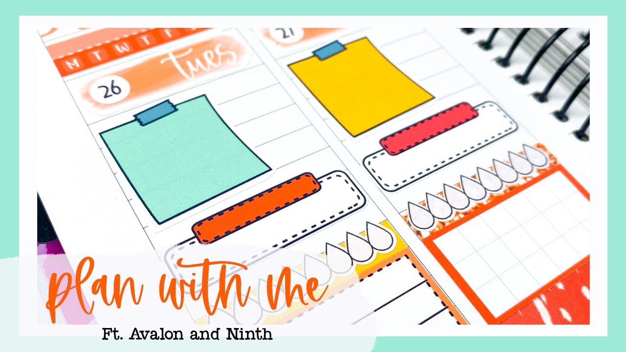 Plan With Me | A&N Weeks | Ft. Avalon and Ninth