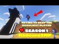 This is How I beat the Deadliest player in HadouneSMP 🔥