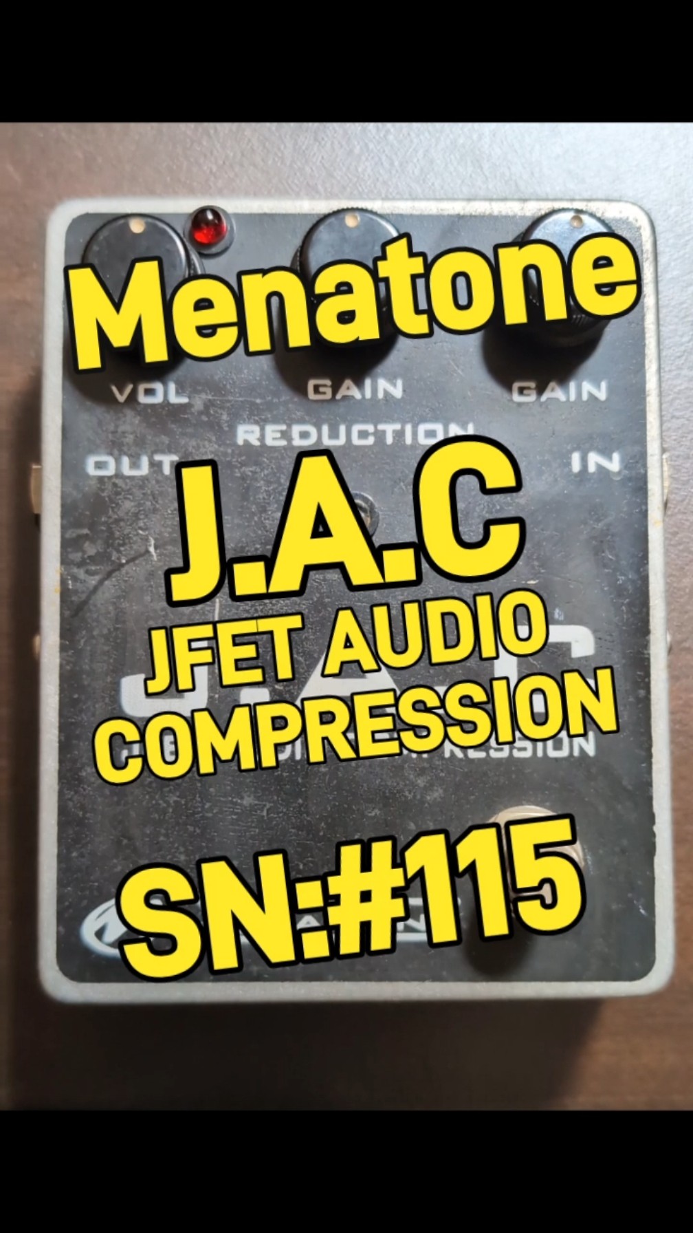 Menatone J.A.C. JFET コンプレッサー Menatone J.A.C. JFET コンプレッサー