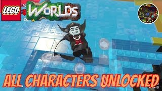 LEGO Worlds All Characters Unlocked Showcase