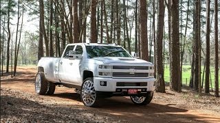 BRAND NEW 2017 Chevy High Country Dually with 28s and much more!