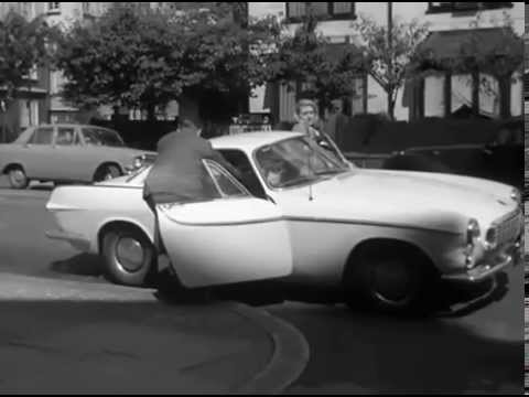 The Best Volvo 1800 Car Chase Ever! - Roger Moore in "The Saint" - "Rough Diamonds" 1963
