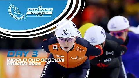Day 3: World Cup Session | Hamar 2025 | #SpeedSkating