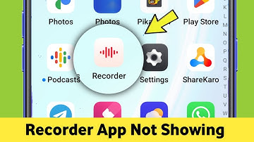 Oneplus || Official Sound Recorder Not Showing Problem Solved