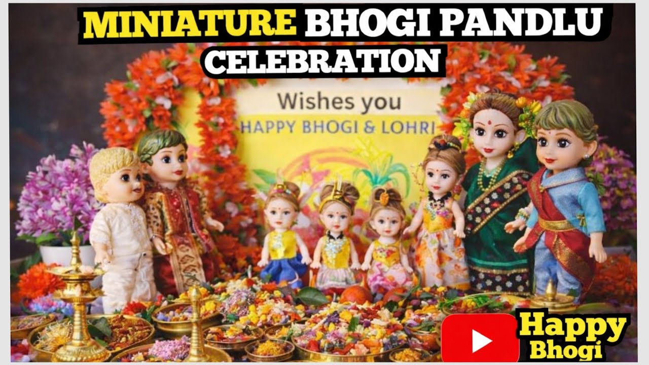 Bhogi Pandlu Celebration | Traditional Bhogi Festival Ritual for Kids & Families | Sankranti Special