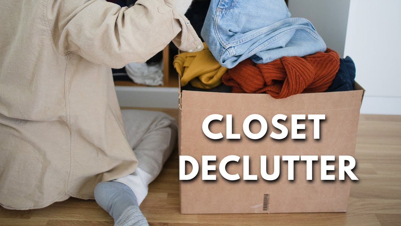 Decluttering Process Decluttering My Bedroom Closet: Step-by-Step Process - YouTube