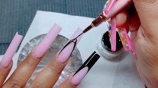 HOW TO: LIQUID TO POWDER RATIO/ REAL TIME ACRYLIC APPLICATION/ TRICK FOR PERFECT FRENCHIES