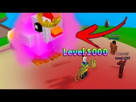 What Happens At Level 1 000 Record Roblox Egg Hatching Simulator Youtube - roblox egg farm simulator level 1000 with only tarzan