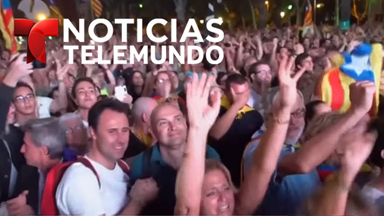 Cataluña se declara independiente de España pero lo deja sin efecto | Noticiero | Noticias Telemundo