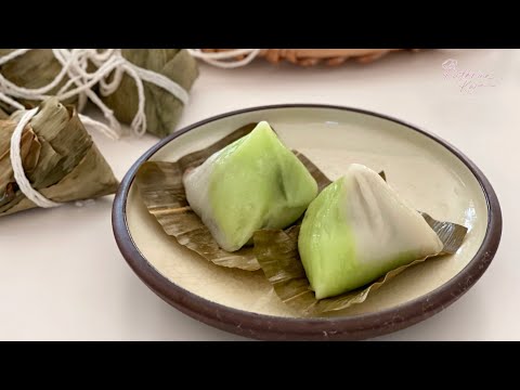 Red Bean Paste Dumplings | Kuih Chang ｜豆沙粿粽
