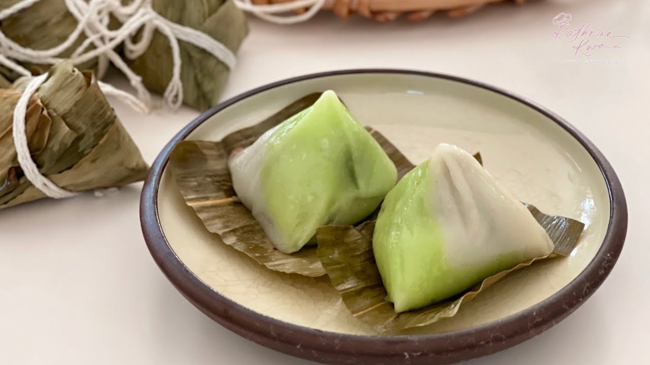 ⁣Red Bean Paste Dumplings | Kuih  Chang ｜豆沙粿粽