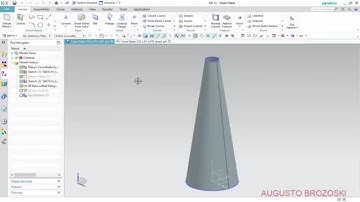 NX Siemens Sheet Metal Cone
