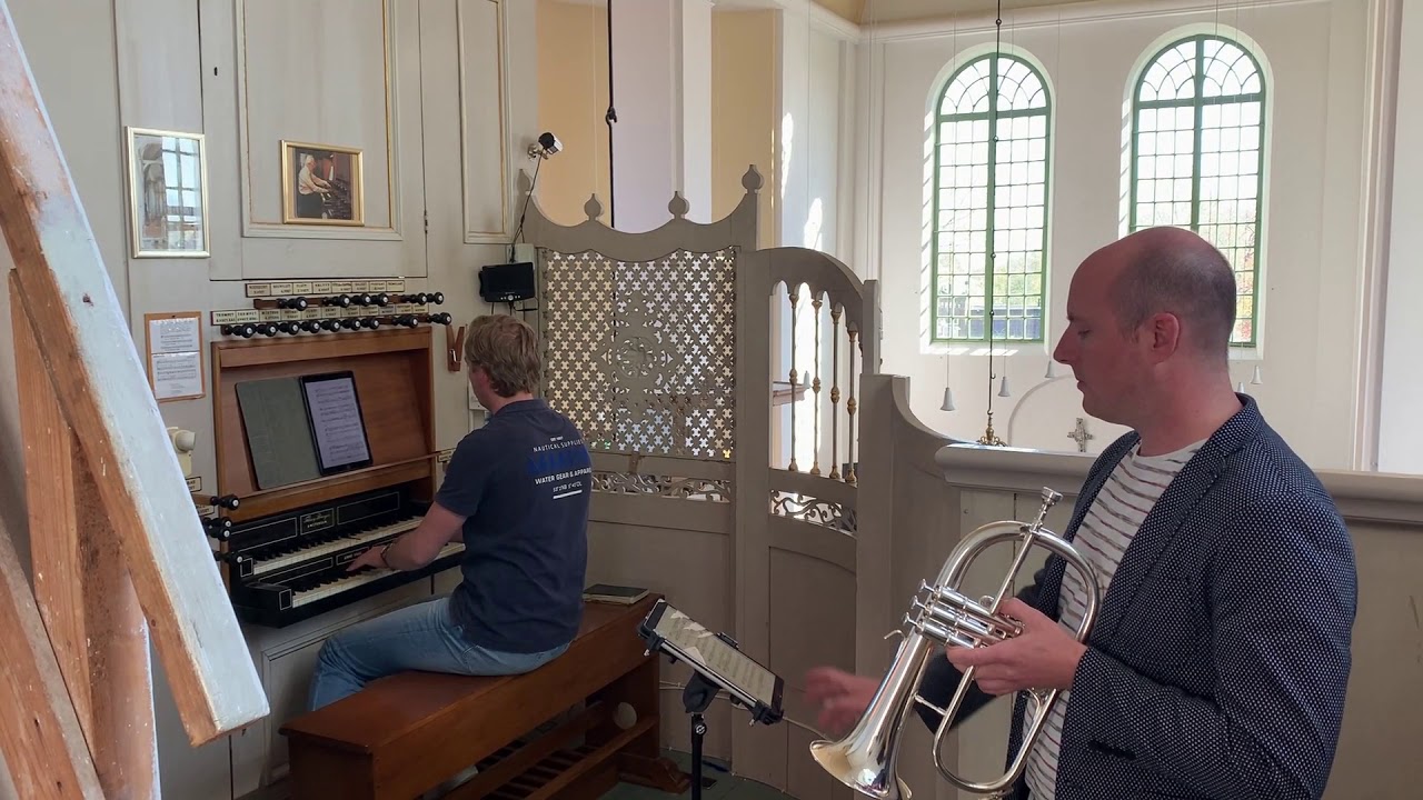Psalm 116 (M. Zonnenberg) | Hugo van der Meij, orgel - Pascal van de Velde, trompet