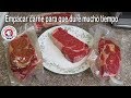 Como empacar la carne para que dure mucho tiempo (maquina Food Saver )