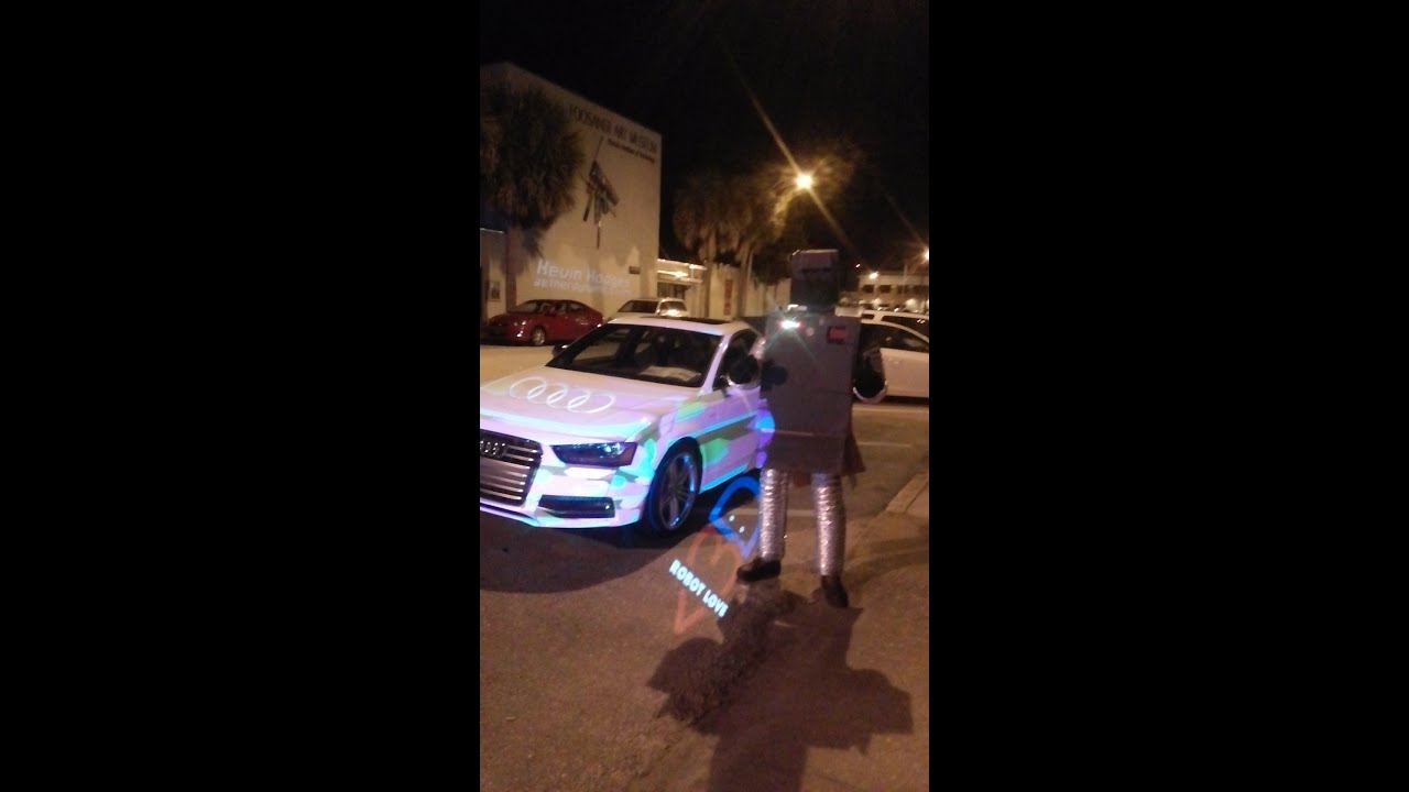 Audi A4 V6T Projection Mapping x Audi Melbourne - YouTube