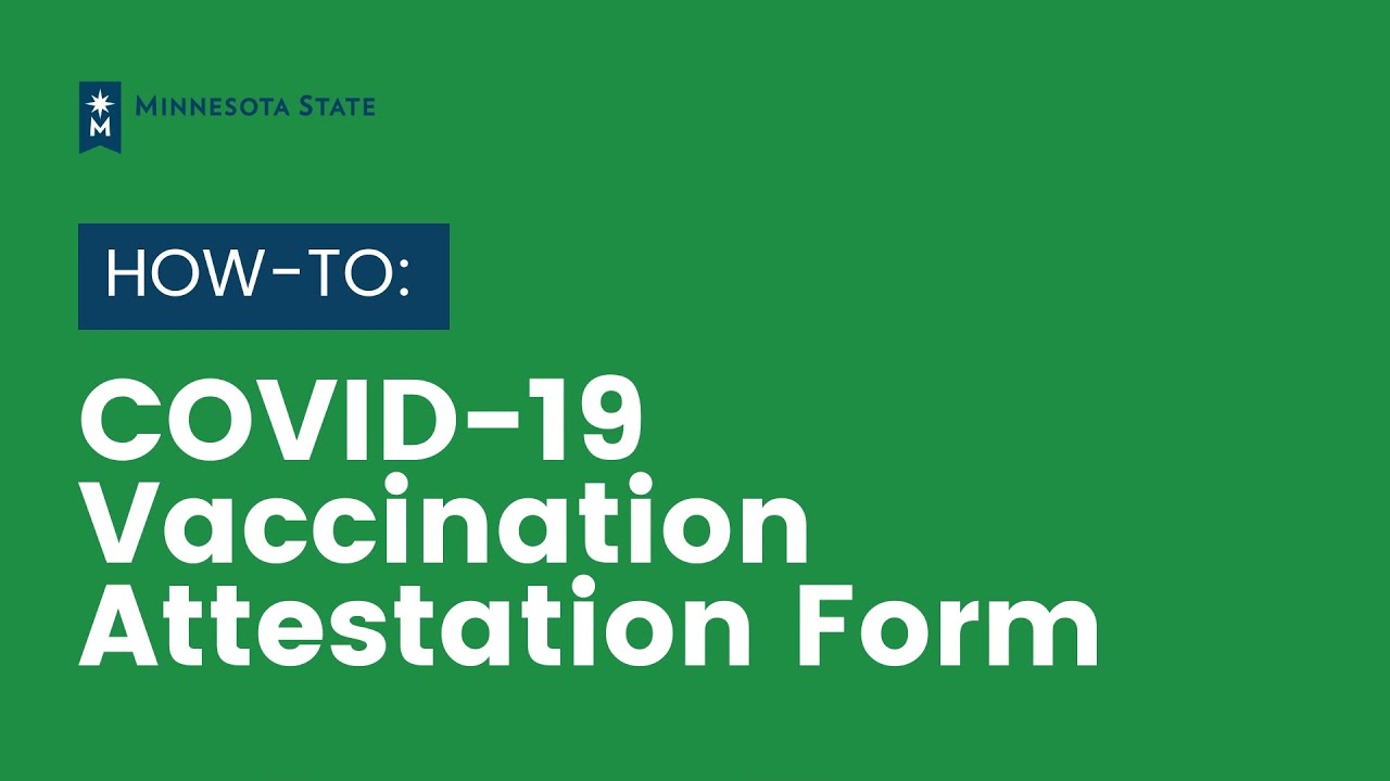 VaxTrak Attestation Form Employee Tutorial