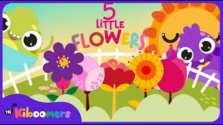 Five Little Flowers - THE KIBOOMERS Preschool Songs - Counting to 5