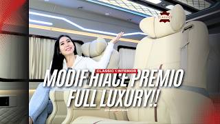 Modifikasi Interior Toyota Hiace Premio — Second Upgrade, More Luxury Than Ever!