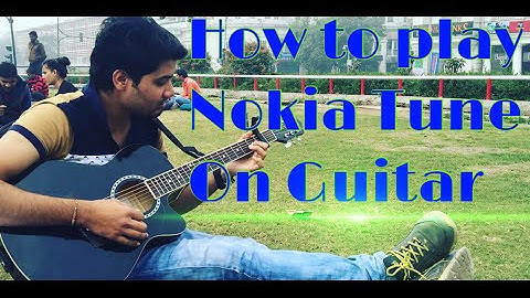 Nokia Tune Guitar Lesson Very Easy - Guitar Tabs Tutorial ( Class - 6 )
