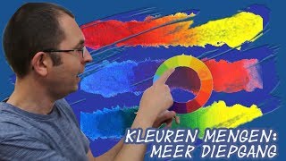 hoed Sluit een verzekering af Slecht Kleuren mengen: meer diepgang. Acrylverf schilderles door Toon Nagtegaal -  YouTube