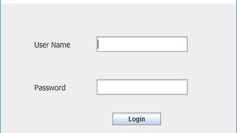 How to Create Simple Login Form with Database Java Swing Part 1 - Intact Abode