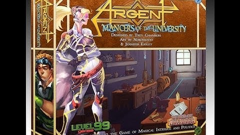 Argent: Mancers of the University review - Board Game Brawl