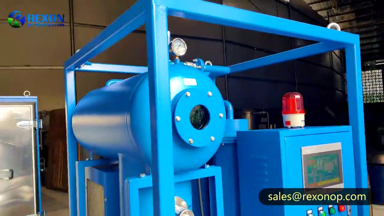 REXON Oil Purifier, Oil Filtration Machine - YouTube