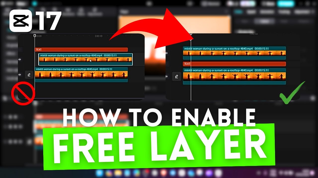 Layers In Capcut How to enable FREE LAYER - CapCut PC 17 - YouTube