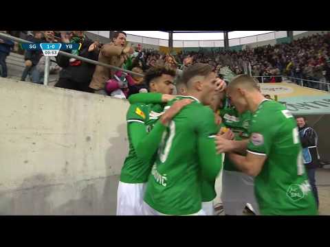 Betim Fazliji  GOAL St. Gallen VS Young Boys 1-0