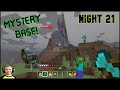 We found a mystery base surviving the first 100 nights minecraft night 21