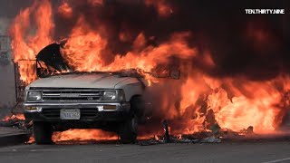 First Auto Fire Lafd Engine 13 Working Auto Fire In Its District