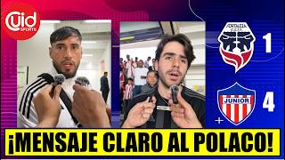 ¡ATENCIÓN JUNIOR! OÍDO A LO QUE DIJERON EL POLACO Y ALEJO CHAR TRAS EL 4-1 SOBRE FORTALEZA