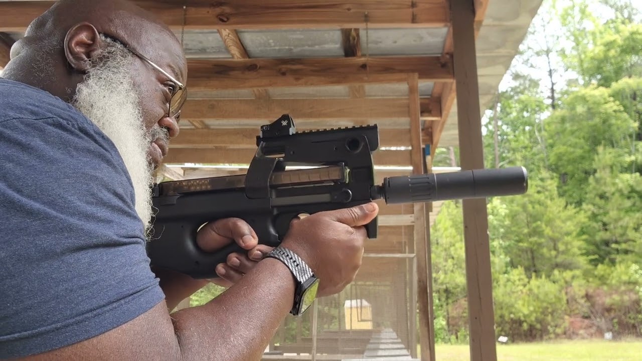 FN PS90 SBR with AAC M4-1000 Suppressor - 