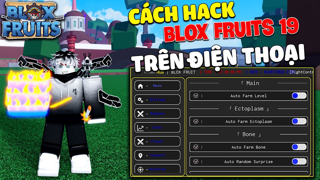 Cách Hack Blox Fruit trên điện thoại/ PC mới nhất 2023